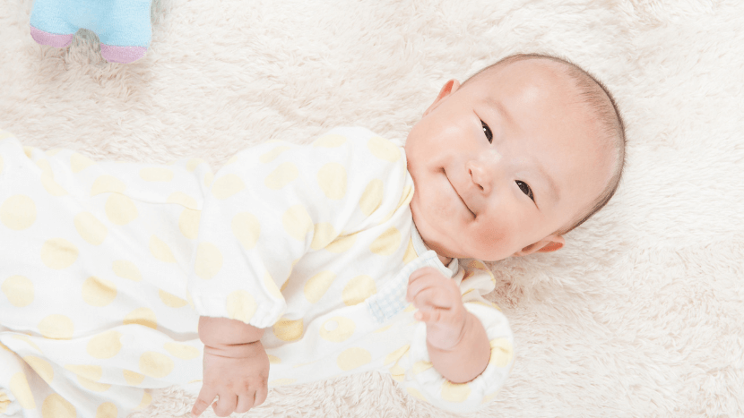 生後2、3ヶ月の赤ちゃん
