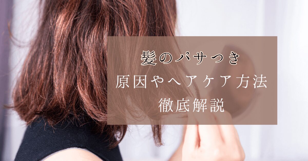 髪のパサつきや広がりの原因