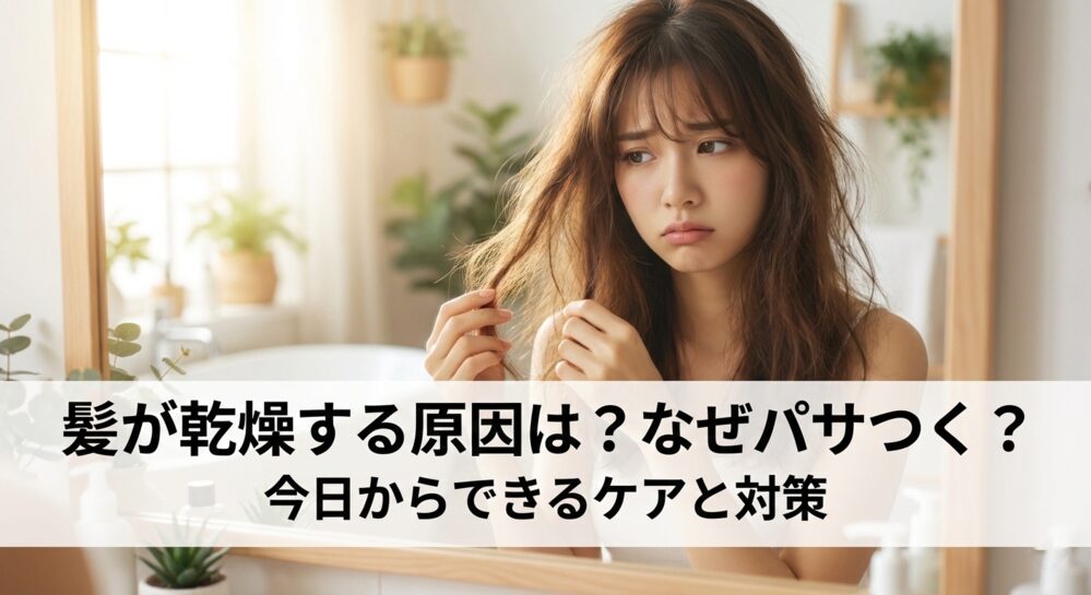 髪が乾燥する原因は?